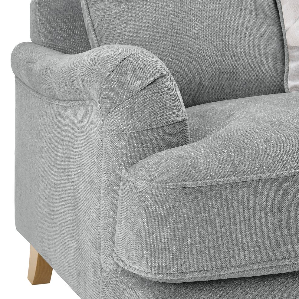 Eloise 3 Seater Pillow Back Sofa in Marlan Casper Fabric 8