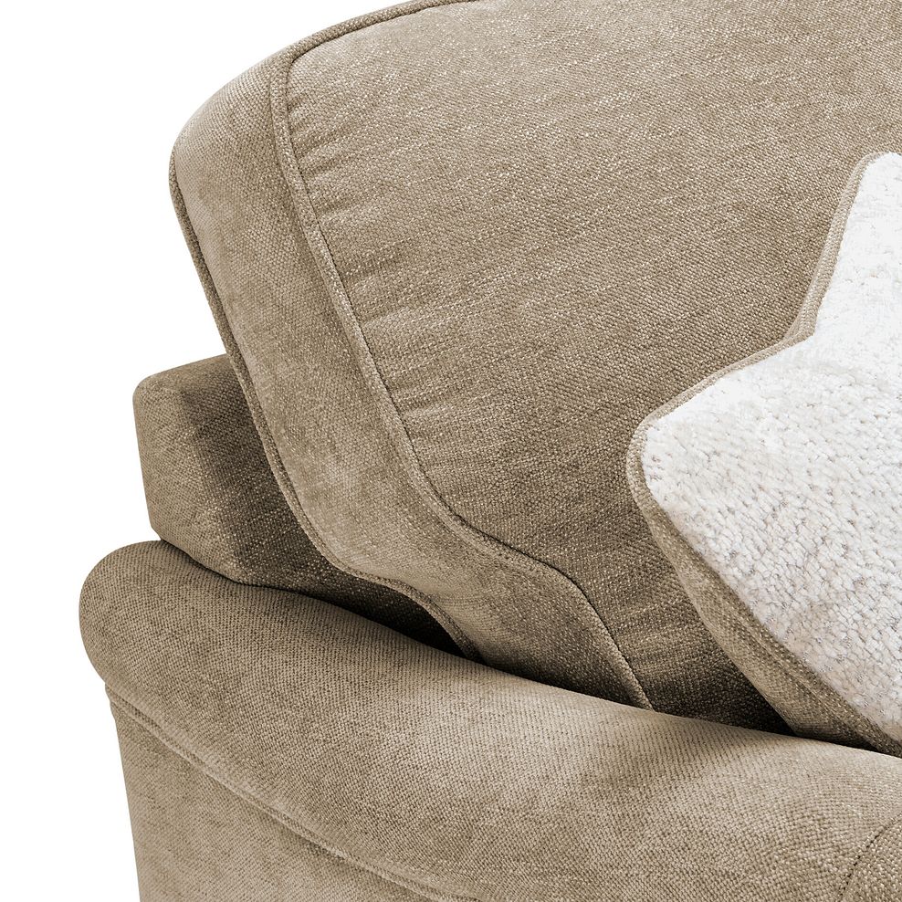 Eloise 3 Seater Sofa in Marlan Caramel Fabric 6