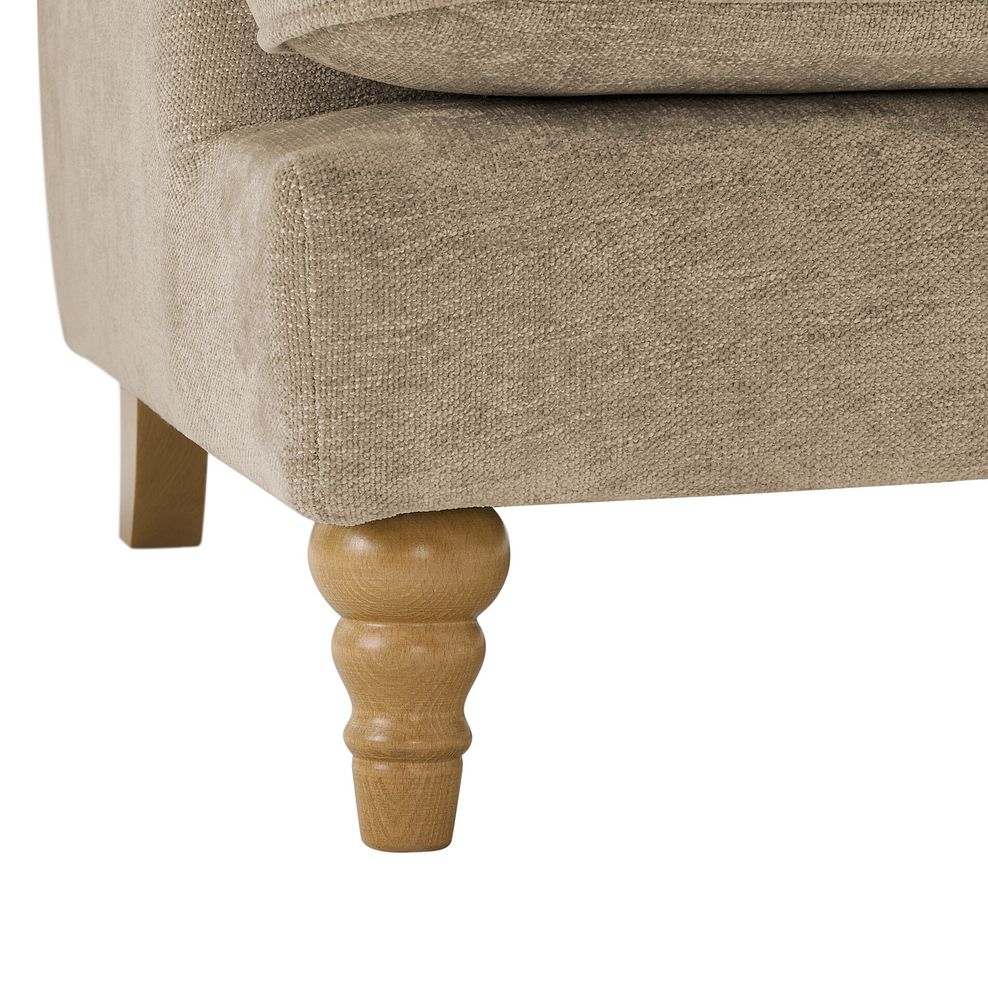Eloise 3 Seater Sofa in Marlan Caramel Fabric 7