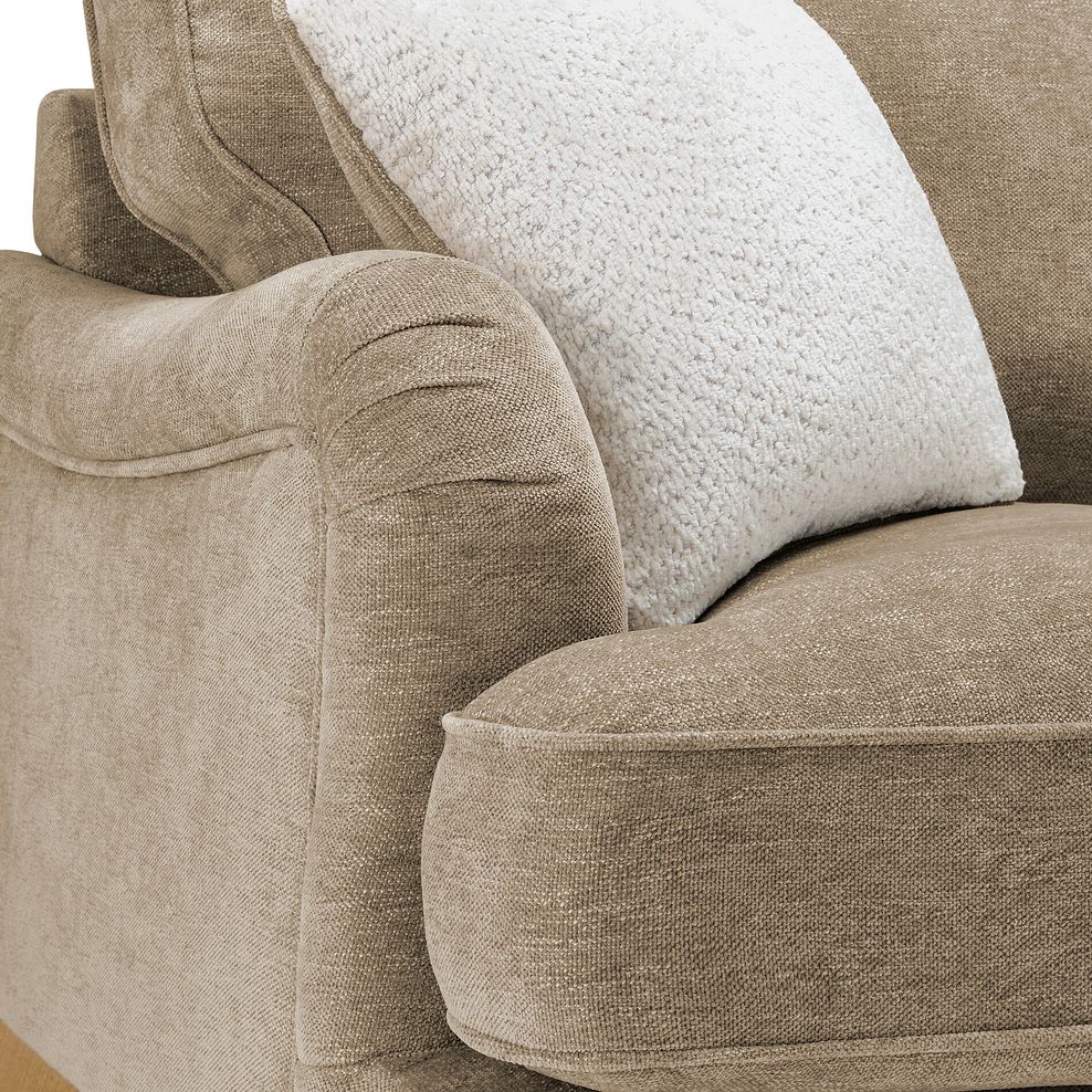 Eloise 3 Seater Sofa in Marlan Caramel Fabric 10