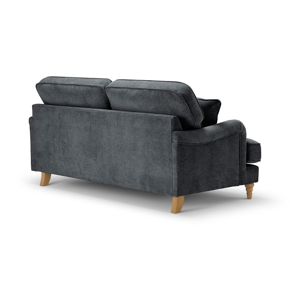 Eloise 3 Seater Sofa in Marlan Nero Fabric 4