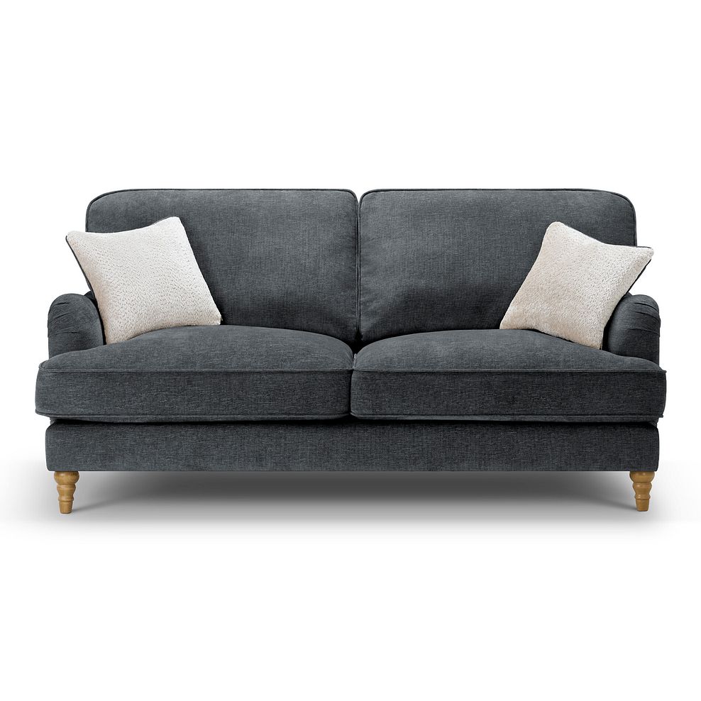 Eloise 3 Seater Sofa in Marlan Nero Fabric 2