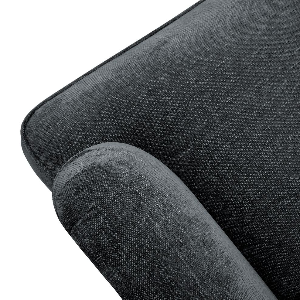 Eloise 3 Seater Sofa in Marlan Nero Fabric 8