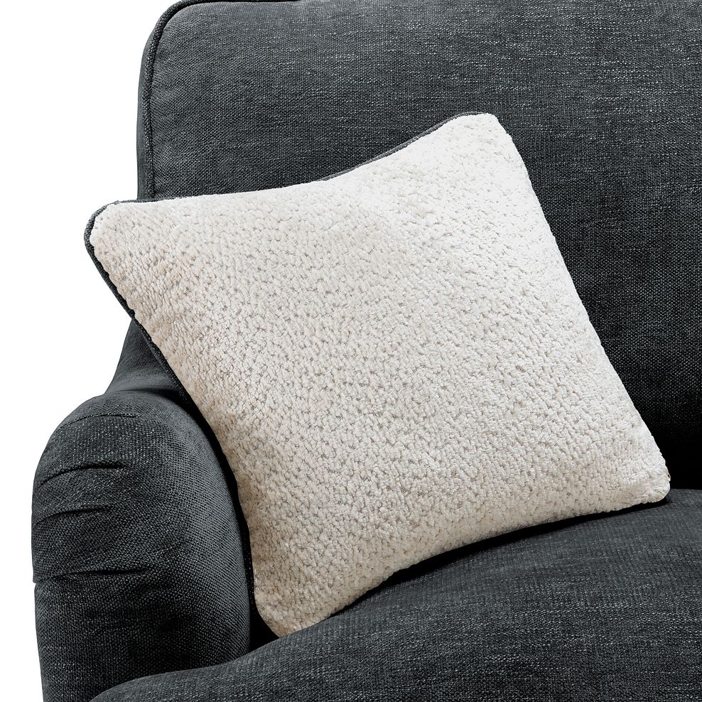 Eloise 3 Seater Sofa in Marlan Nero Fabric 9