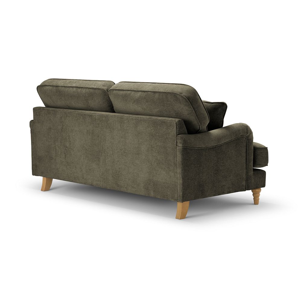 Eloise 3 Seater Sofa in Marlan Olive Green Fabric 4