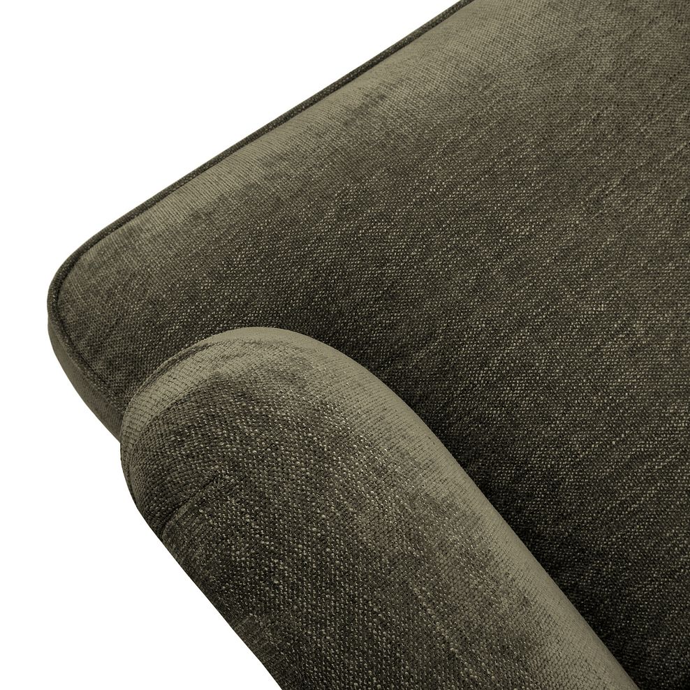 Eloise 3 Seater Sofa in Marlan Olive Green Fabric 8