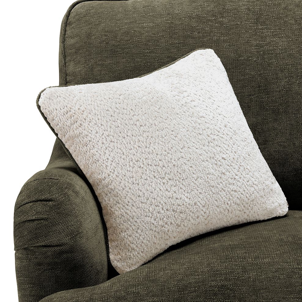 Eloise 3 Seater Sofa in Marlan Olive Green Fabric 9