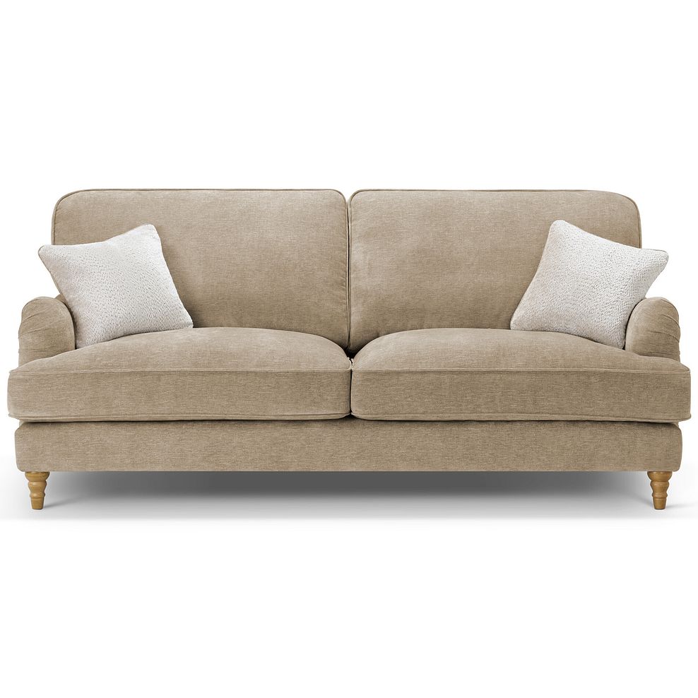 Eloise 4 Seater Sofa in Marlan Caramel Fabric 2