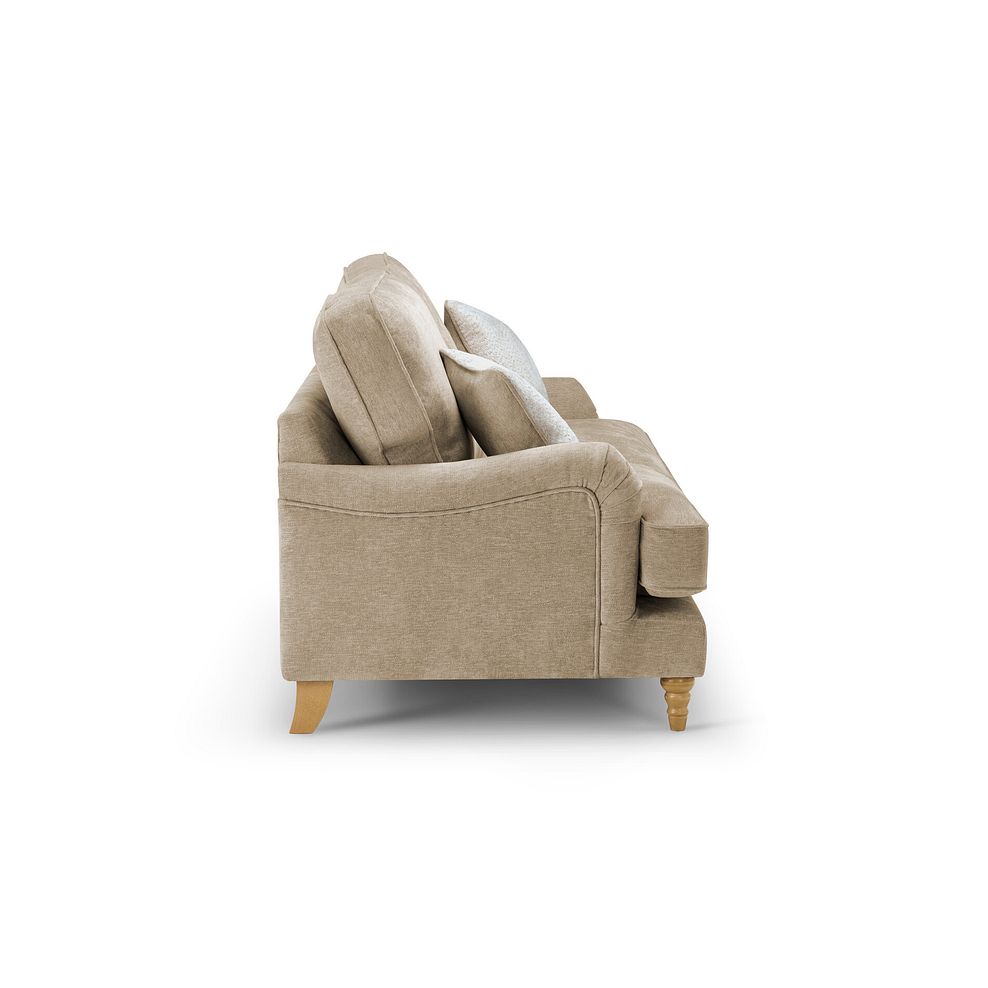 Eloise 4 Seater Sofa in Marlan Caramel Fabric 3