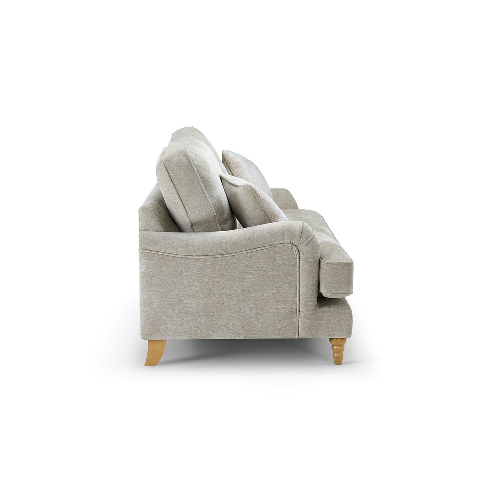 Eloise 4 Seater Sofa in Marlan Natural Fabric 5