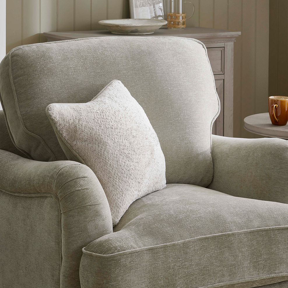 Eloise Armchair in Marlan Natural Fabric 2