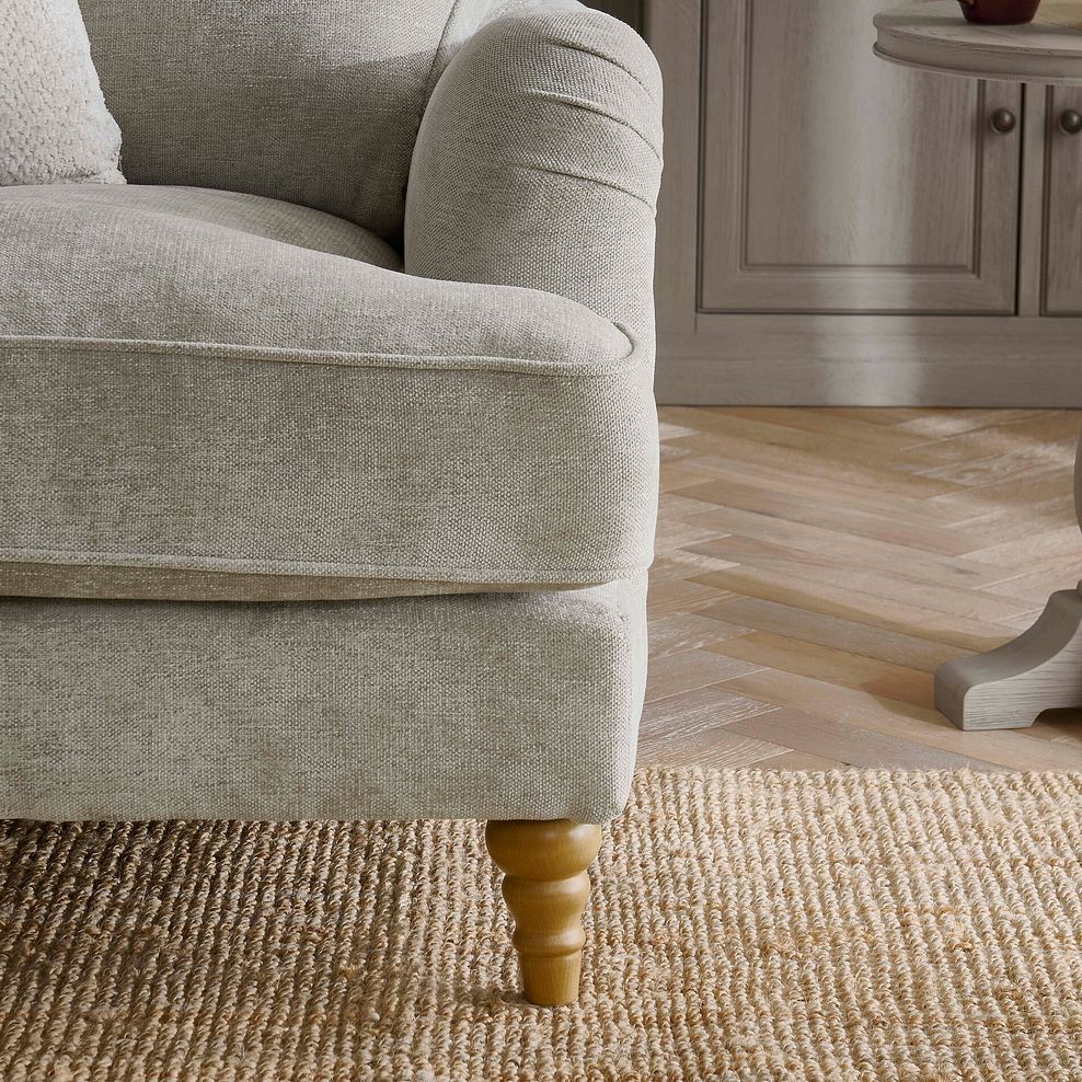 Eloise Armchair in Marlan Natural Fabric 5
