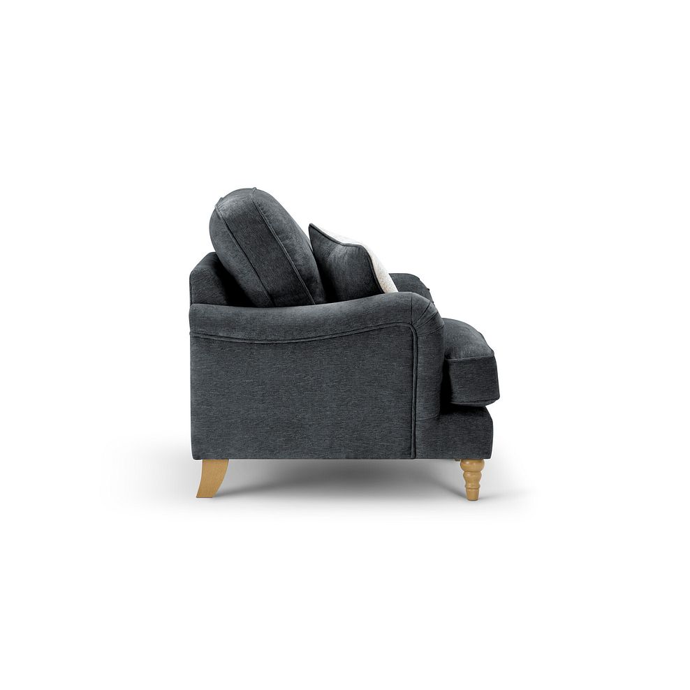 Eloise Armchair in Marlan Nero Fabric 3