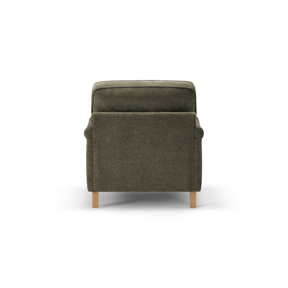 Eloise Armchair in Marlan Olive Green Fabric 6