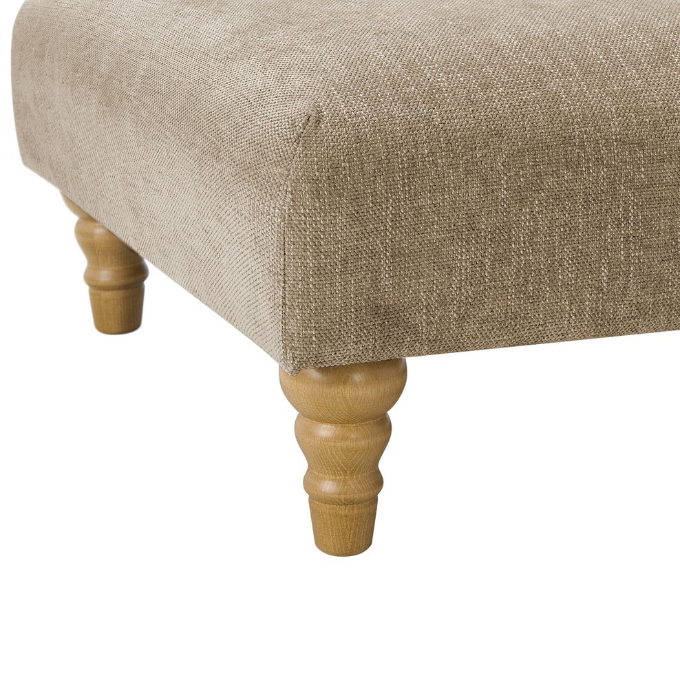 Eloise Footstool in Marlan Caramel Fabric 4