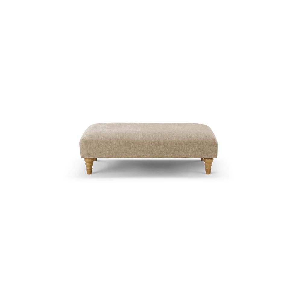 Eloise Footstool in Marlan Caramel Fabric 2
