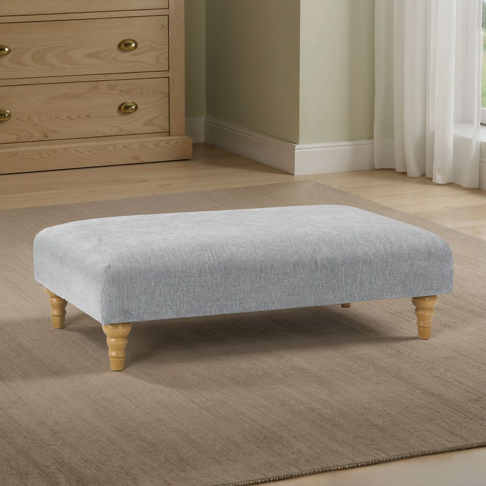 Eloise Footstool in Marlan Casper Fabric 1
