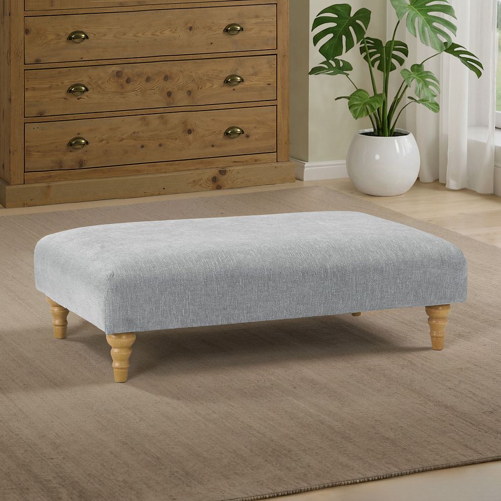 Eloise Footstool in Marlan Casper Fabric 7