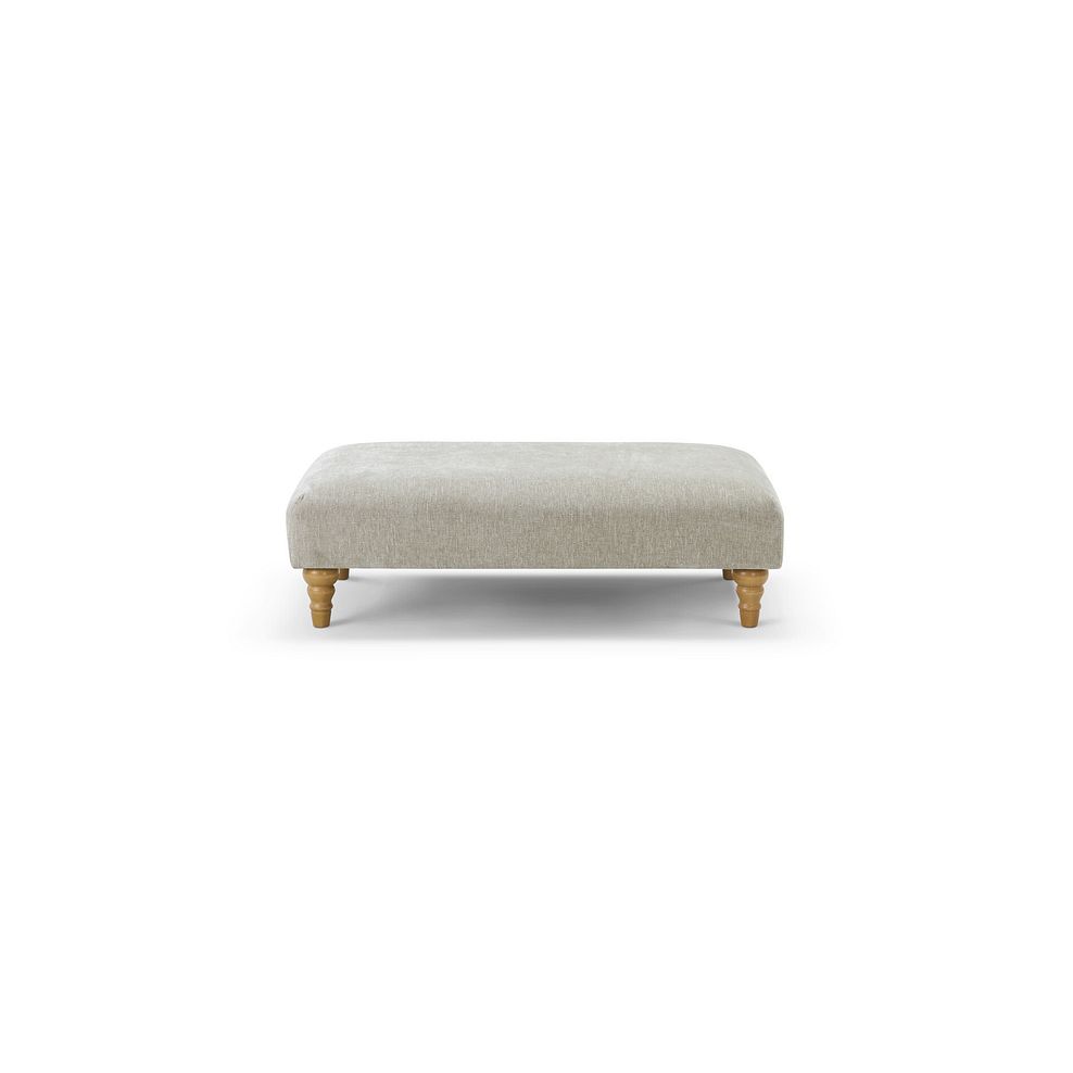 Eloise Footstool in Marlan Natural Fabric 5