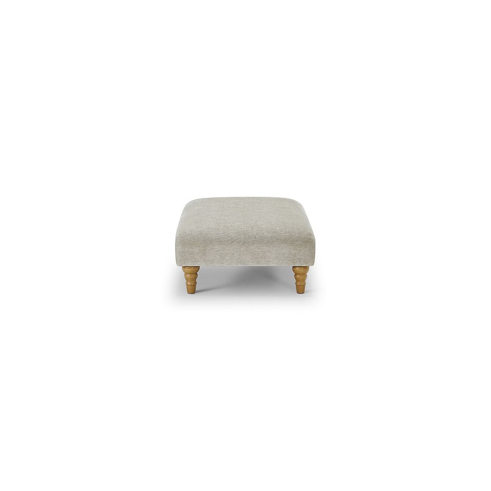 Eloise Footstool in Marlan Natural Fabric 6