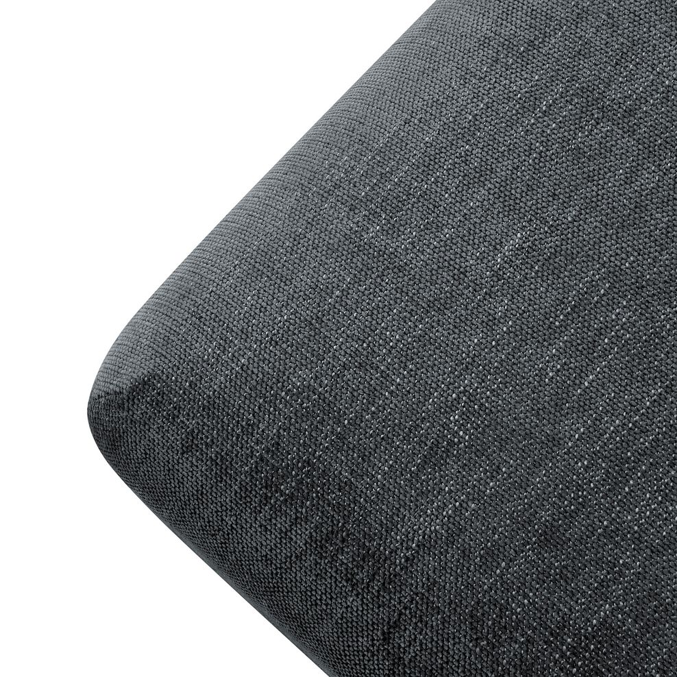 Eloise Footstool in Marlan Nero Fabric 5