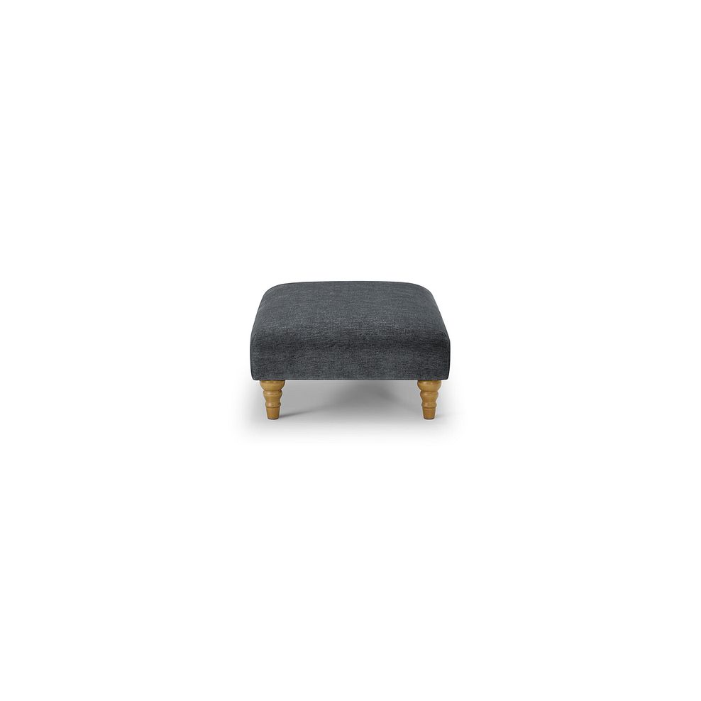 Eloise Footstool in Marlan Nero Fabric 3