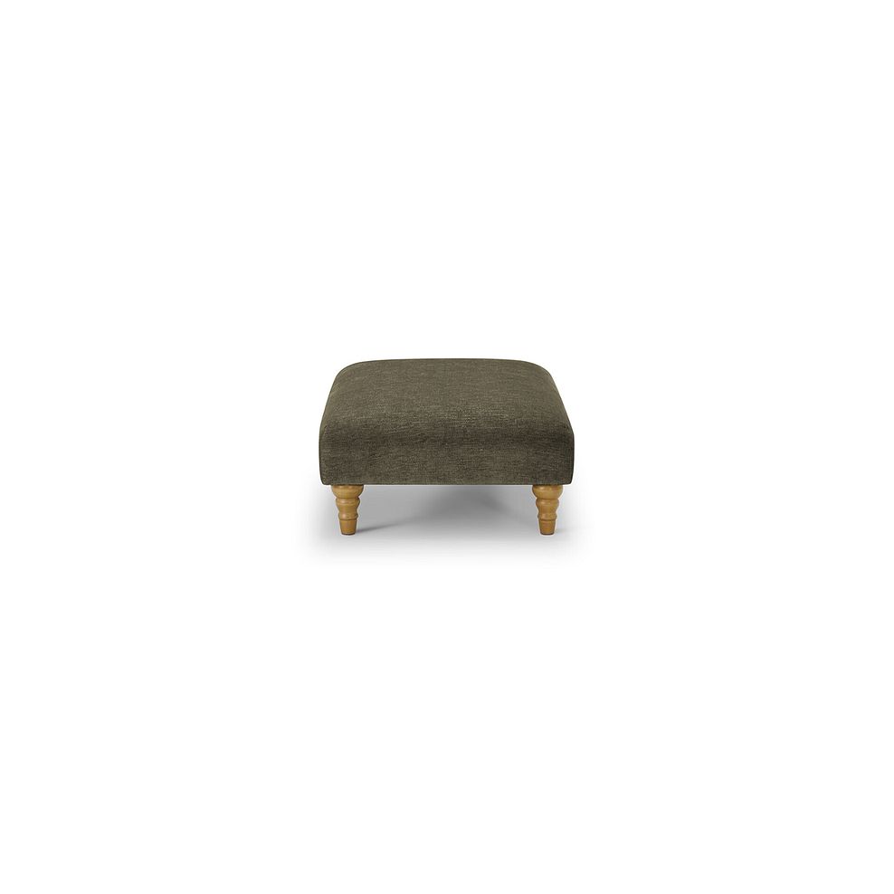 Eloise Footstool in Marlan Olive Green Fabric 3