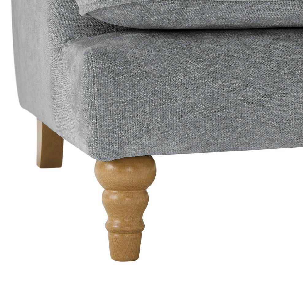 Eloise Left Hand Chaise Pillow Back Sofa in Marlan Casper Fabric 9