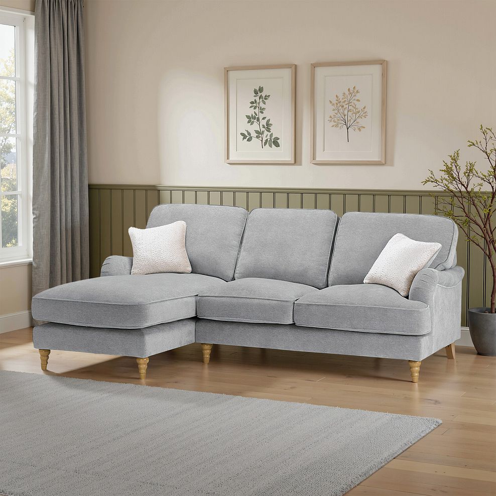 Eloise Left Hand Chaise Sofa in Marlan Casper Fabric 1