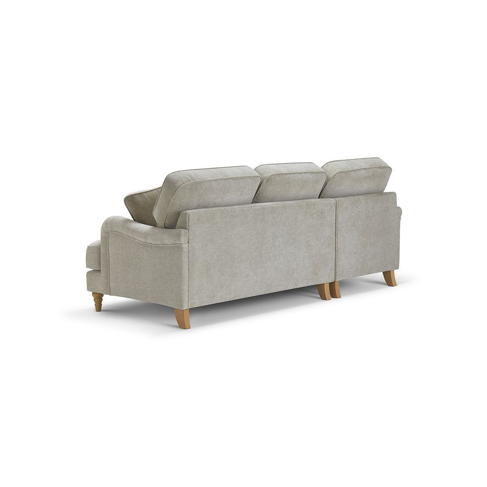 Eloise Left Hand Chaise Sofa in Marlan Natural Fabric 6