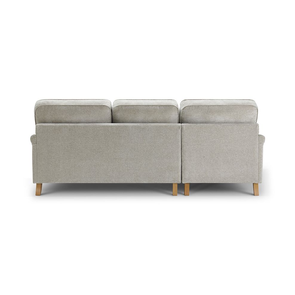 Eloise Left Hand Chaise Sofa in Marlan Natural Fabric 7