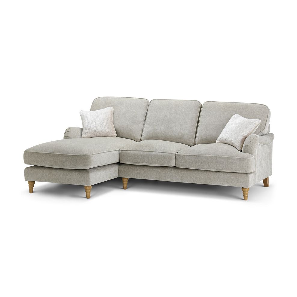 Eloise Left Hand Chaise Sofa in Marlan Natural Fabric 3