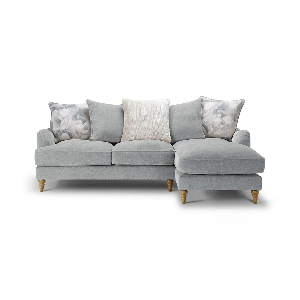 Eloise Right Hand Chaise Pillow Back Sofa in Marlan Casper Fabric 2