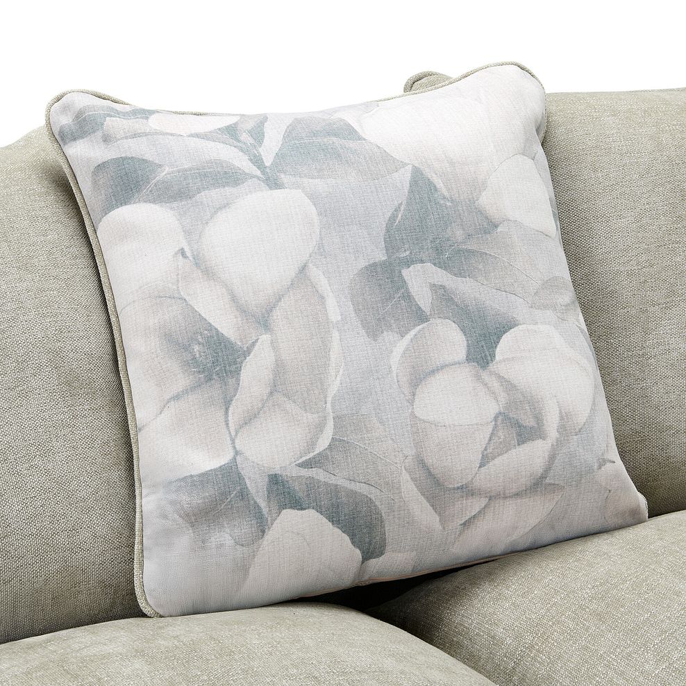 Eloise Right Hand Chaise Pillow Back Sofa in Marlan Natural Fabric 10