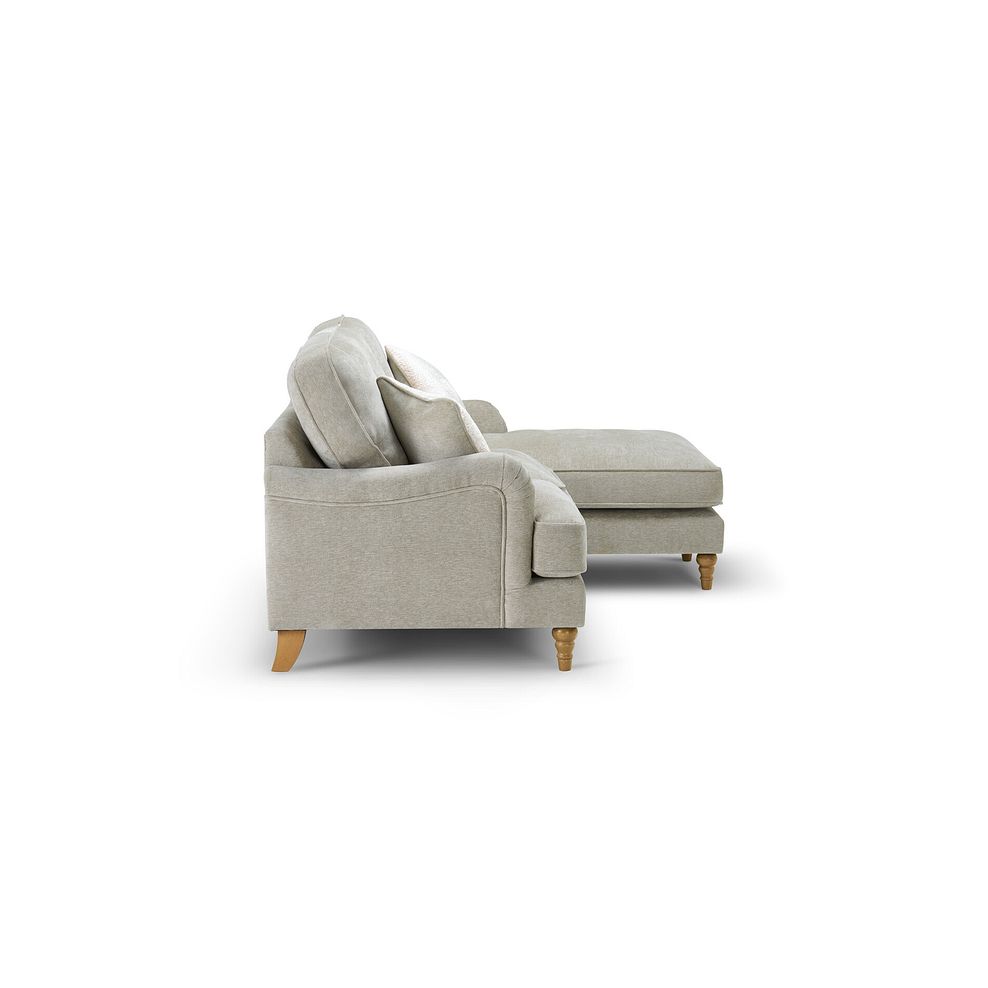 Eloise Right Hand Chaise Sofa in Marlan Natural Fabric 6