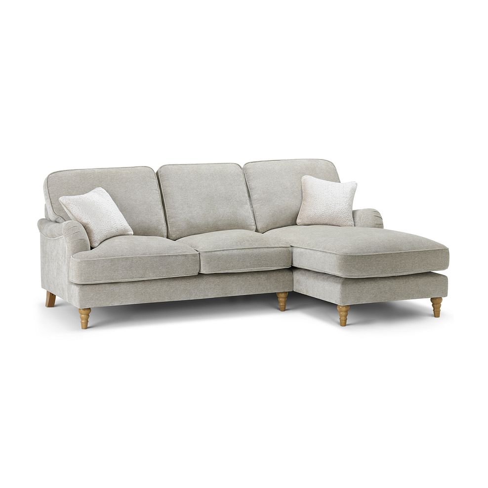 Eloise Right Hand Chaise Sofa in Marlan Natural Fabric 4