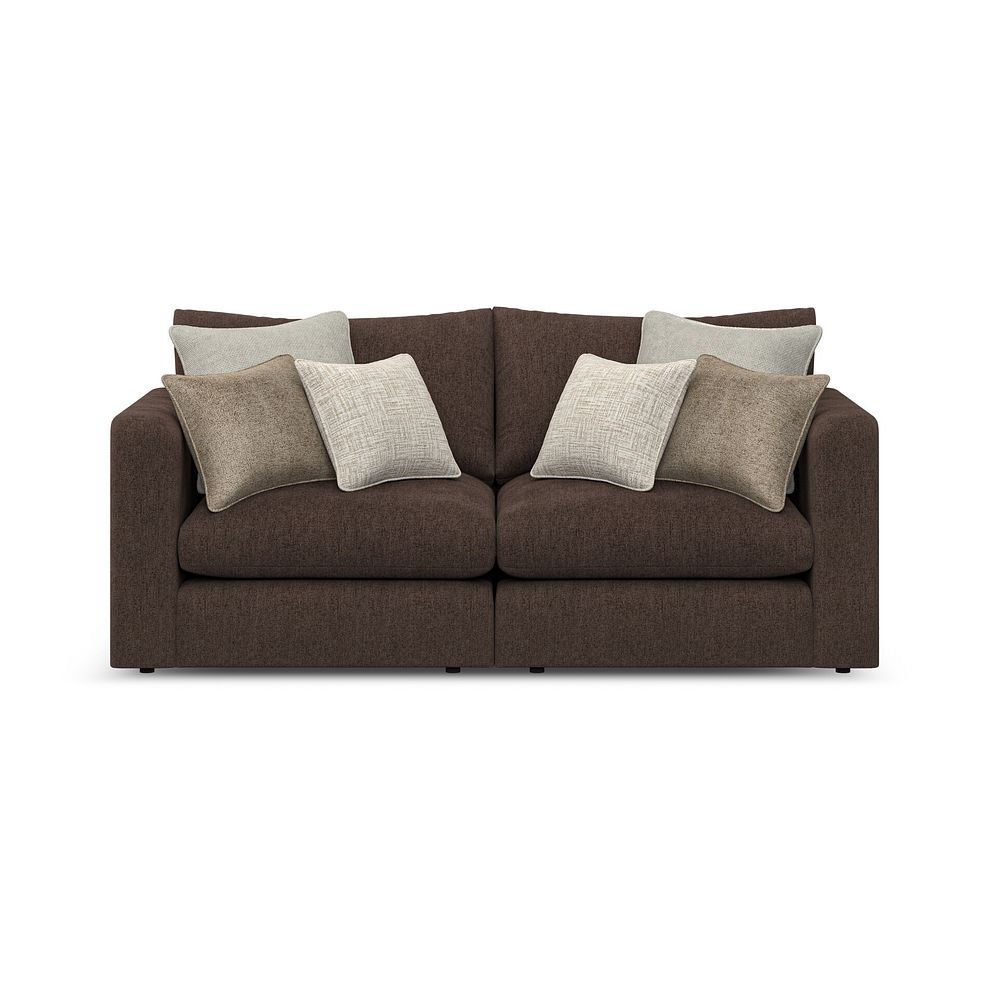 Elston 2 Seater Modular Sofa in Penny Cacao Fabric - Group 8 2