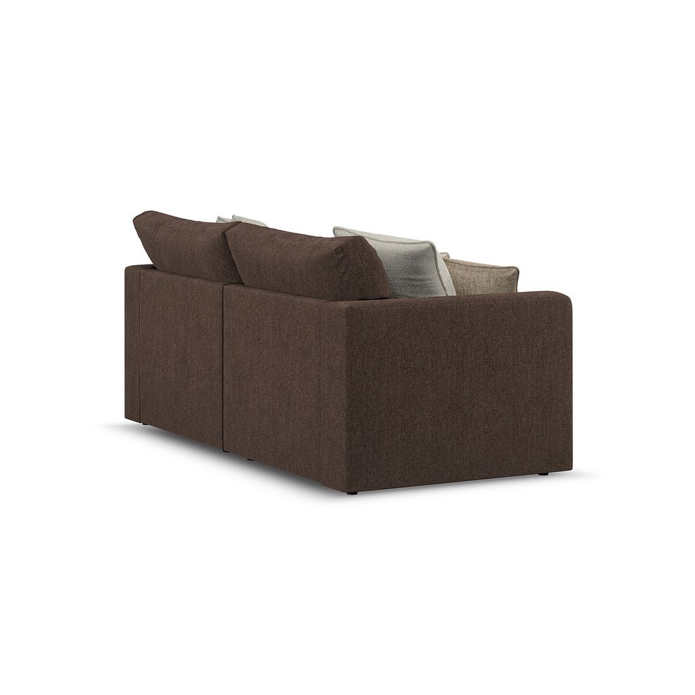 Elston 2 Seater Modular Sofa in Penny Cacao Fabric - Group 8 3