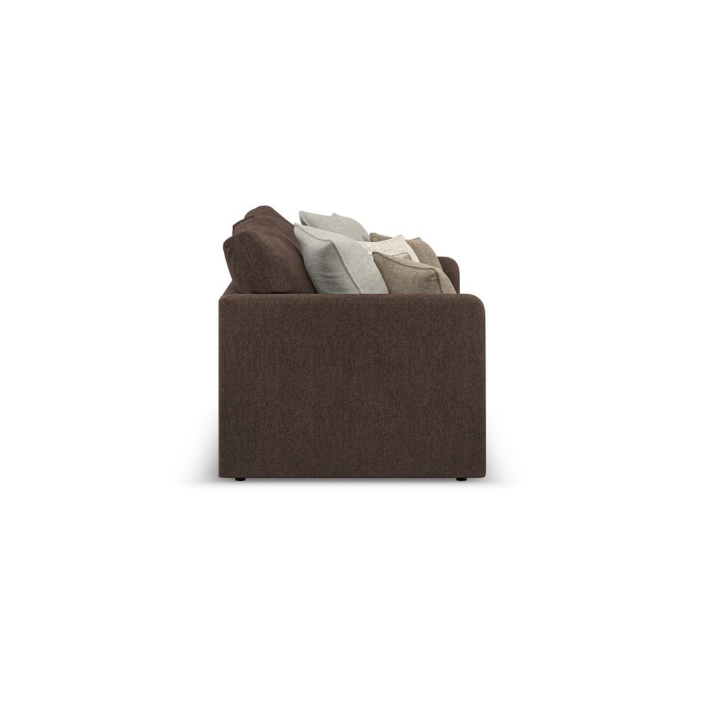 Elston 2 Seater Modular Sofa in Penny Cacao Fabric - Group 8 4