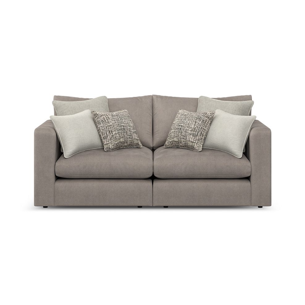 Elston 2 Seater Modular Sofa in Penny Clay Fabric - Group 8 2