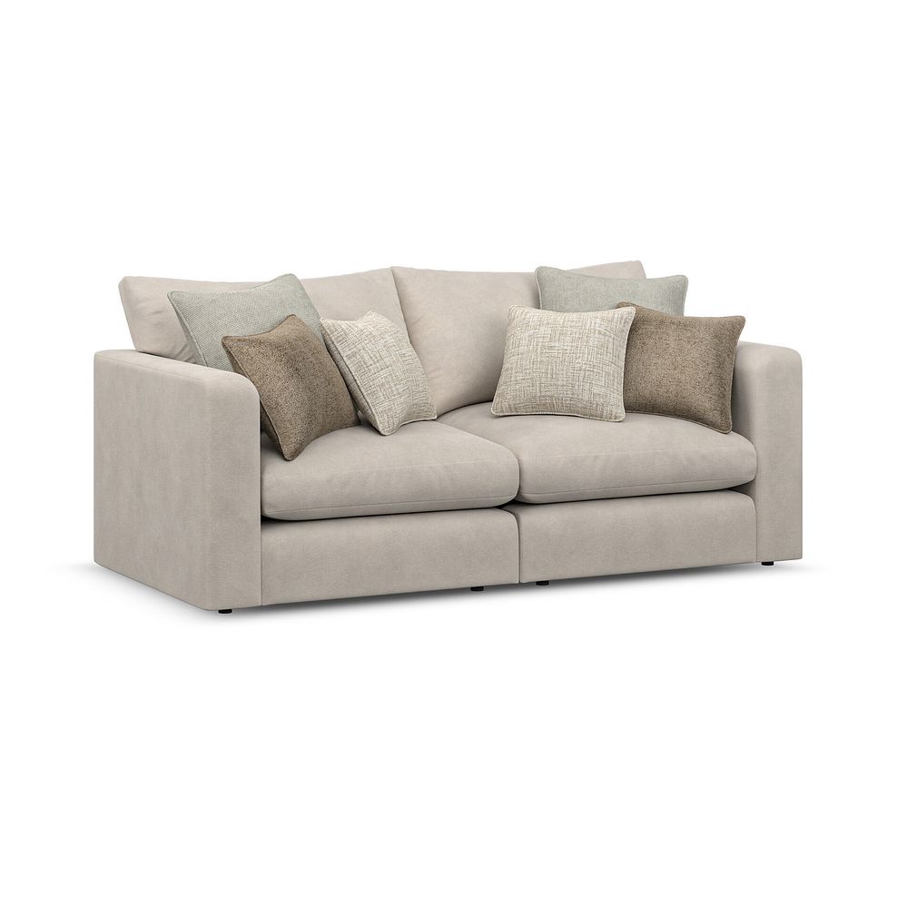 Elston 2 Seater Modular Sofa in Penny Dove Fabric - Group 8 1