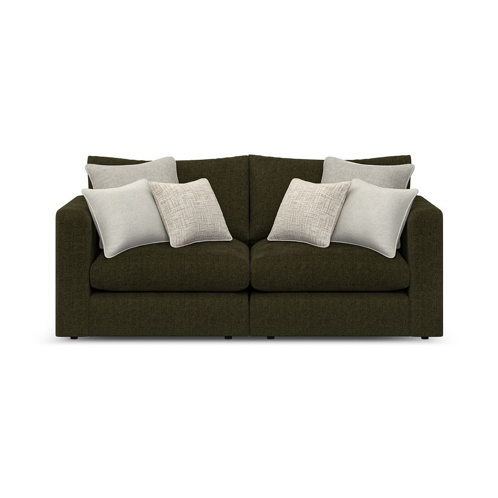 Elston 2 Seater Modular Sofa in Penny Forest Fabric - Group 8 2