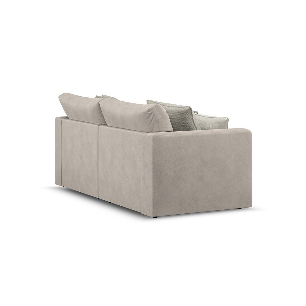 Elston 2 Seater Modular Sofa in Penny Mid Grey Fabric - Group 8 3