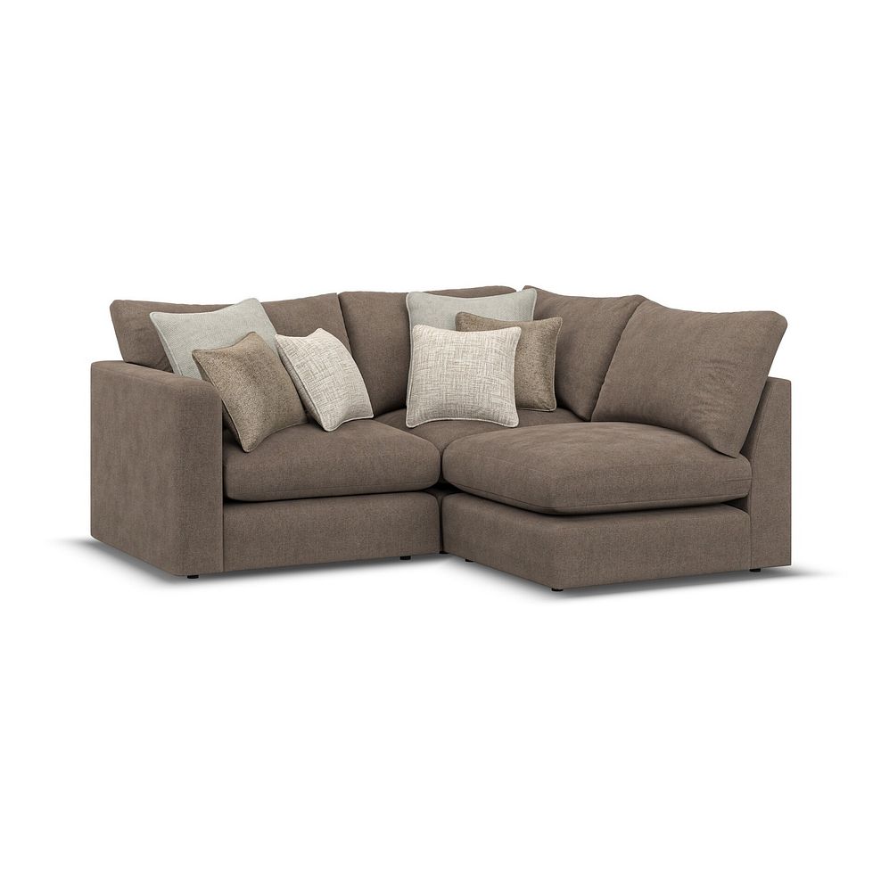 Elston 3 Seat Left Hand Modular Corner Sofa in Penny Burrow Fabric - Group 6 1