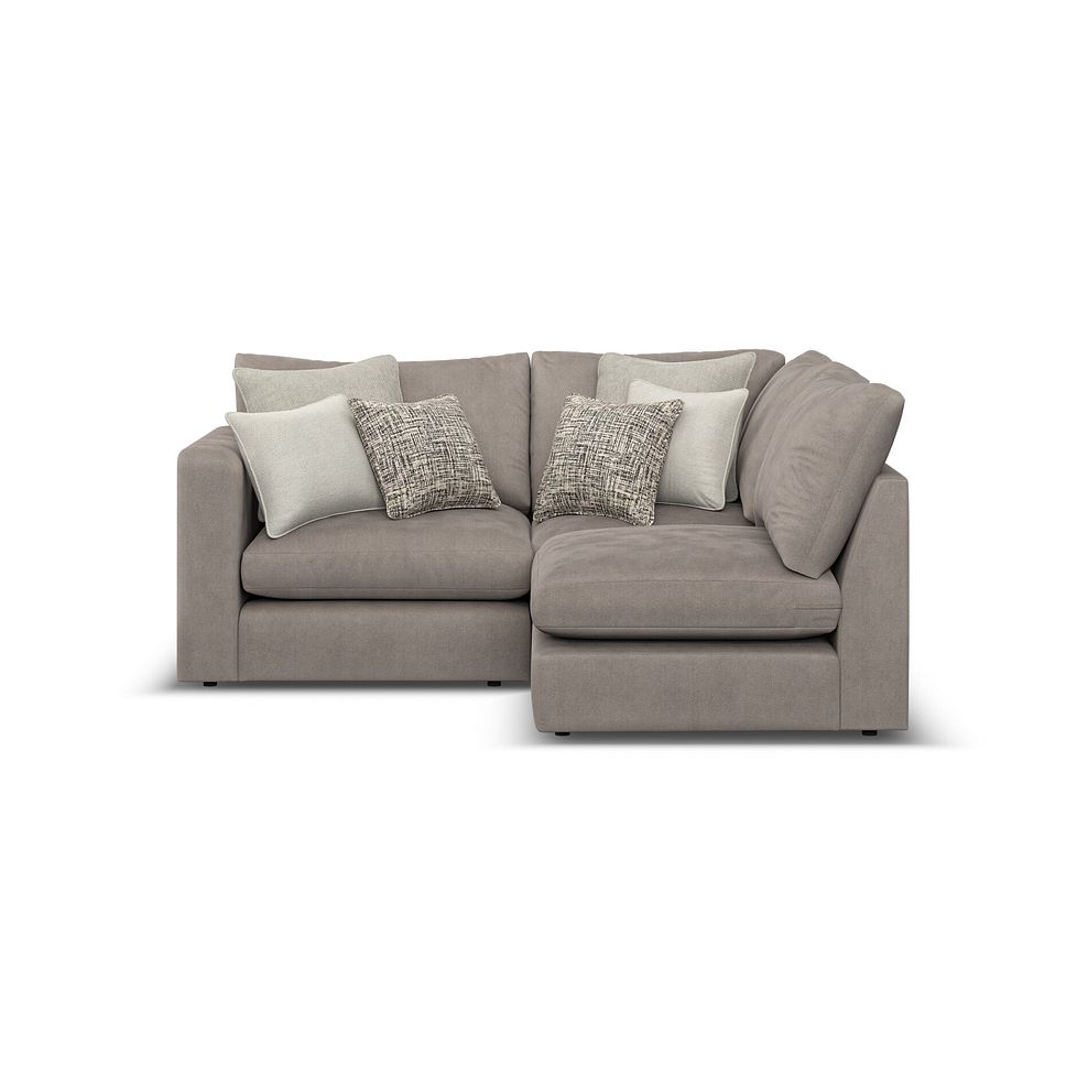 Elston 3 Seat Left Hand Modular Corner Sofa in Penny Clay Fabric - Group 6 2