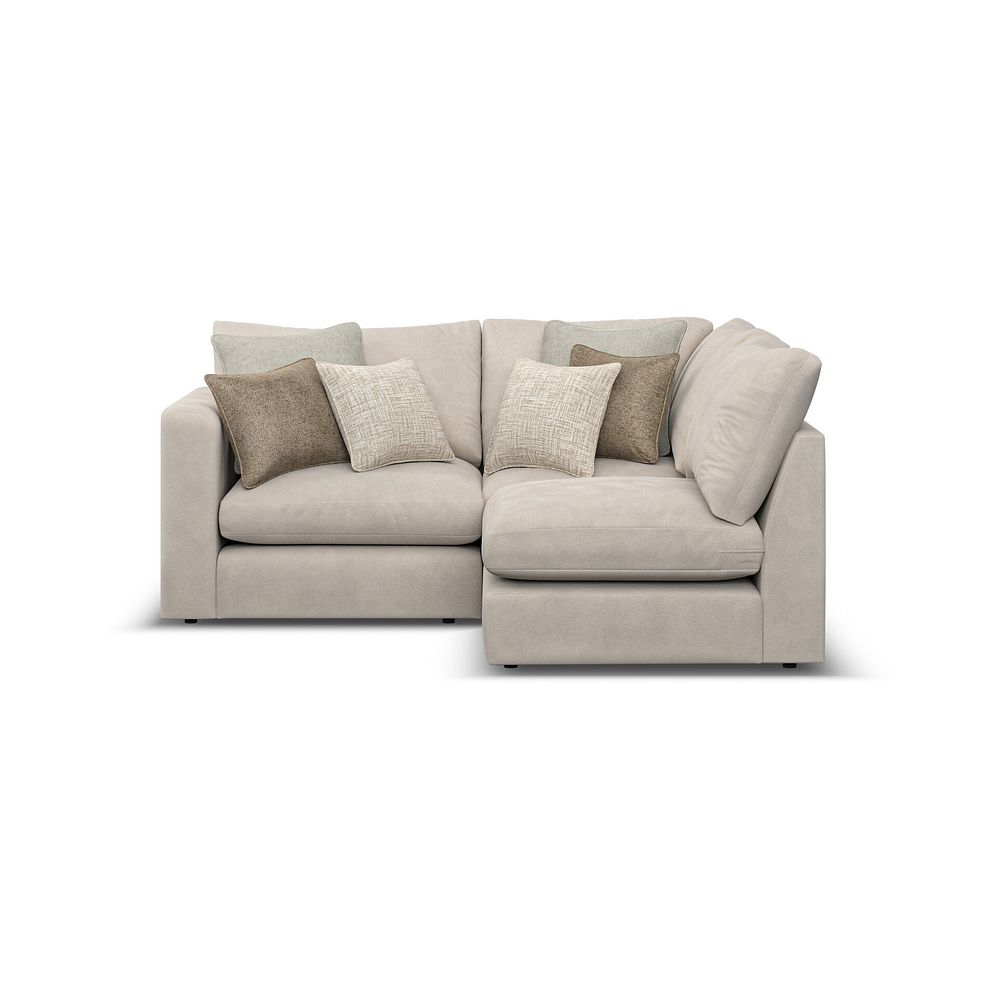 Elston 3 Seat Left Hand Modular Corner Sofa in Penny Dove Fabric - Group 6 2