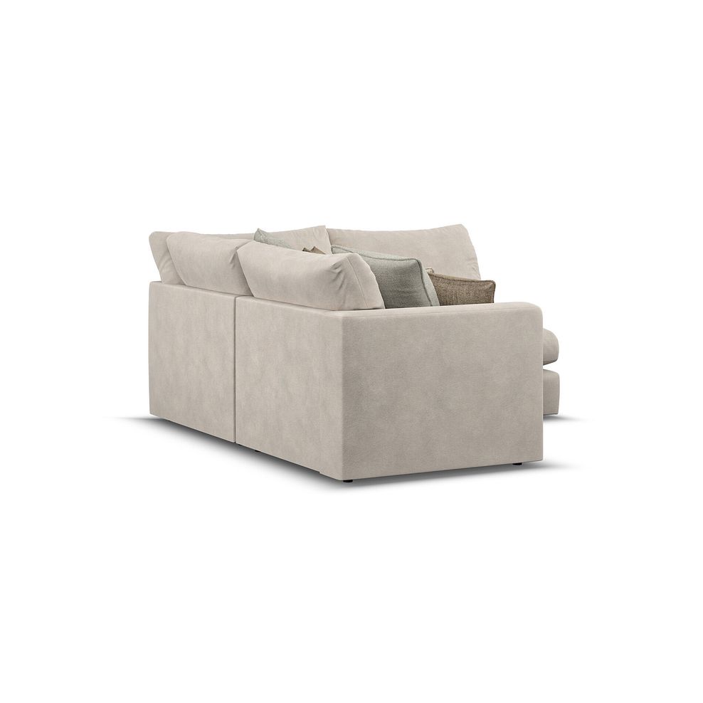 Elston 3 Seat Left Hand Modular Corner Sofa in Penny Dove Fabric - Group 6 3