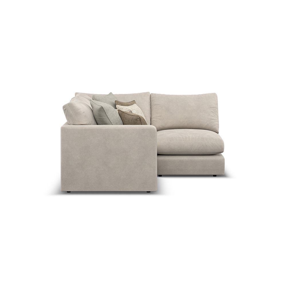 Elston 3 Seat Left Hand Modular Corner Sofa in Penny Dove Fabric - Group 6 4