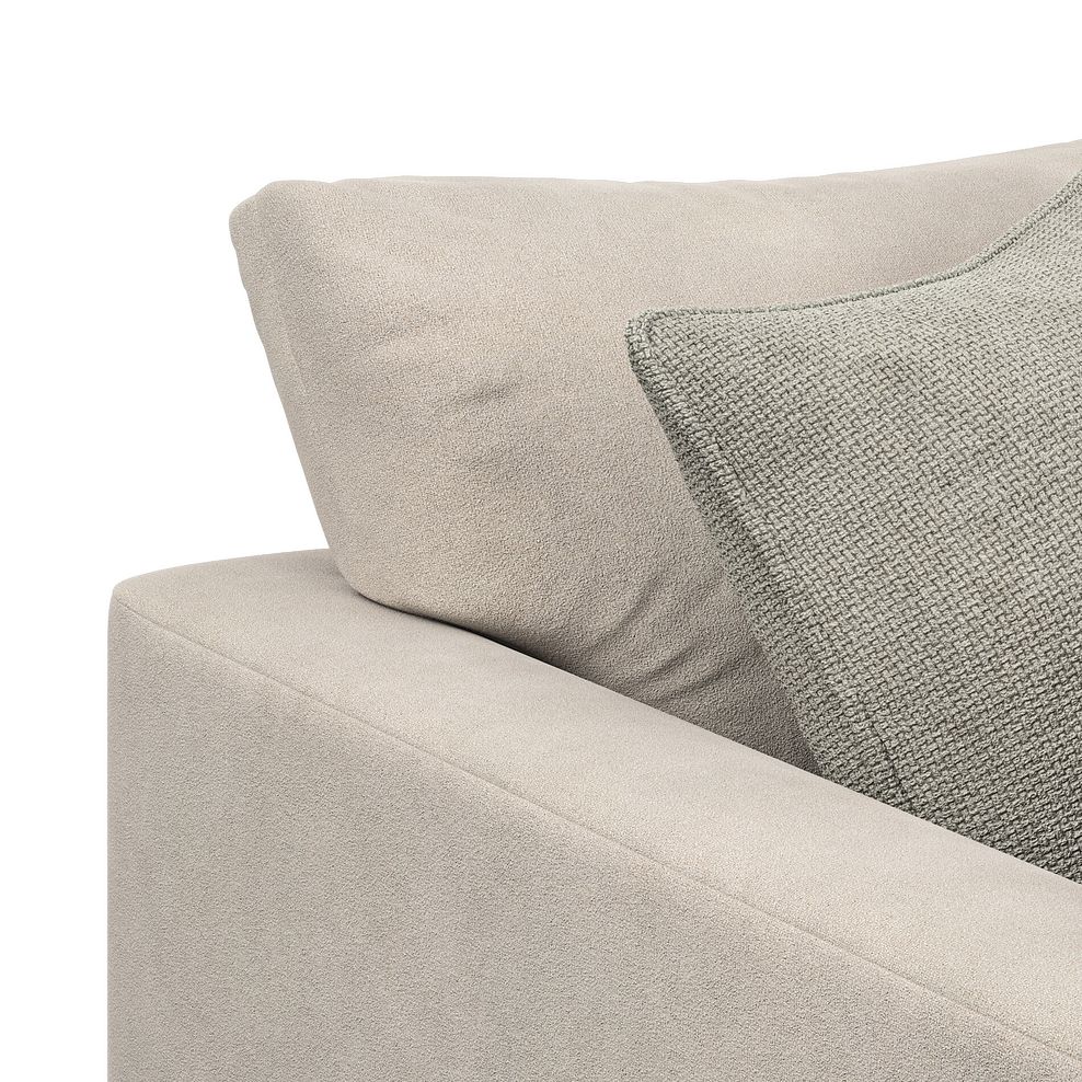 Elston 3 Seat Left Hand Modular Corner Sofa in Penny Dove Fabric - Group 6 7
