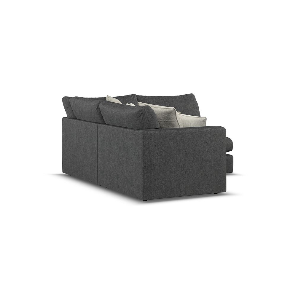 Elston 3 Seat Left Hand Modular Corner Sofa in Penny Whisp Fabric - Group 6 3